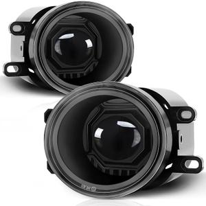 KARSAM Round LED Fog Lights Assembly for 2016-2023 Toyota Tacoma, 2014-2023 4Runner, 2014-2019 Tundra, 2007-2014 Camry, 2006-2012 RAV4, 2006-2013 Yaris, 2008-2013 Lexus IS-F, Front Bumper Driving Lamp