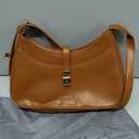 APHISON Shoulder Bag for Women Trendy, Vegan Leather Hobo Purses and Handbags with Adjustable Strap Brown