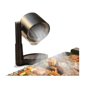 Portable Range Hood - Detachable Aluminum Grease Filter, 3 Speed Exhaust Fan for Indoor & Outdoor RV Cooking, Compact Kitchen Ventilation for BBQ, Grilling, and Stovetop Use (Black)
