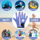 XUKER Neoprene Gloves for Kids, 2mm Wetsuit Dive Gloves Keep Warm for Diving Scuba Kayaking Snorkeling Swimming Water Sports (Purple, M)