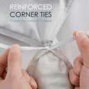 Hearth & Harbor Light Grey Duvet Cover Twin Size - 2 Piece Soft Double Brushed Bedding Set - Includes 1 Twin Duvet Cover with Button Closure 68x90 inches and 2 Pillow Shams