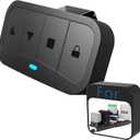 Bltezeit 300-916MHz Remote Control with Visor Clip, Car Universal Remotes for Sliding Gate/Garage Door/Swing Gate/Rolling Door Opener Automatic System