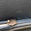 Coolife Luggage 4 Piece Set Suitcase Spinner TSA Lock Softshell lightweight (blue+sliver)
