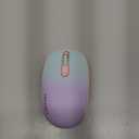 TECKNET Wireless Mouse, 2.4G Quiet Computer Mouse with USB Receiver, 4 Buttons Portable Cordless Mice for Chromebook, Laptop, PC, Mac, 800/1200/1600 DPI (Gradient Mint Green)