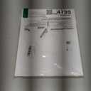 Thermal Printer Paper 8.5 x 11 Inch, 100 Sheets US Letter Size Thermal Paper, Compatible with M08F/A40 Thermal Portable Printer, Continual Feeding Folded Printing Paper (100 Sheets/Continuous Folding)