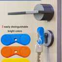 Key Turner Aid, BUMOVE Easier to Grip and Turn Keys Aid for People with Arthritis or a Weakened Grip and Colors are Easy to Distinguish (3 Pack)