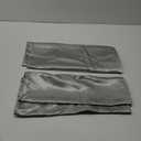 Bedsure Satin Pillowcases, Similar to Silk Pillow Cases Queen Size Set of 2, Cooling Pillow Case for Hot Sleepers with Envelope Closure, Gifts for Women Men, Silver Grey, 20x30 Inches
