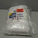 Party Solids White Plastic Table Cloth Rectangle Table Cover 54" x 108" Disposable Table Cloths for Parties & 14 Ft Long Table Skirts for Rectangle Tables 6ft Plus Combo 6 Covers & Table Skirt