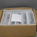 5-Pack Glass Storage Containers,Glass Food Container with Lid,Lunch Box,Bento Box,Storage Box,Meal Prep Containers,Lunch Containers,Fruit Preservation Boxes,Two-partition-White (2 Compartment)