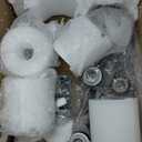 VOLISUN Matte Black Bathroom Light Fixtures, 5-Light Bathroom Vanity Lights Over Mirror, Modern Vanity Light for Bathrooms, Bathrooms Lights Fixtures Over Mirror with Milky White Frosted Glass Shades