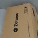 Zoratoo CloudCuddle Cat Window Perch with 4Sided Bolster, Zipper Design Cushion Window Seat for Window Sill, Sturdy Metal Frame & Easy Assembly Pet Hammock Bed for Indoor Cats (Gray, Large)