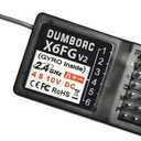 ATA HOBBY DUMBORC X6FG(Built in Gyro) 6 Channels 2.4GHz RC Receiver for DUMBORC X6/X4/X6PM-350 Transmitter RC Car Boat Tank Drifting Car
