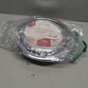 4-Piece Drip Pans Set - Compatible with GE Stoves - Chrome Finish Electric Stove Burner Drip Pans - 2 x 6inch, 2 x 8inch Stove Drip Pans - GE Stove Drip