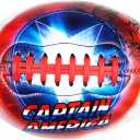 Marvel Avengers Captain America Youth Football, Small Mini Junior Football for Kids, Size 6, Multicolor