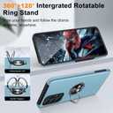 JAME for Samsung A53 5g Case, Galaxy A53 5g Case with Shockproof Protective Phone Cover with Rotatable Kickstand for Samsung Galaxy A53 5G Cover, Sierra Blue