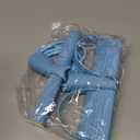 Pedal Resistance Bands with Handles, Upgrade 6-Tubes Manual Tension Training Pedal, Natural Rubber Foot Pedal Resistance Bands, Multifunction Fitness Bands for Abdomen, Waist, Arm, Leg (Blue)