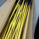 Electric Fence Posts 46 Inches, Fiberglass Step in Temporary Electric Fence Posts for Cows, Sheep, Dog, Portable Fence Stakes for Electric Fencing-50 PCS