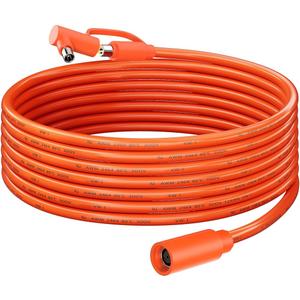 30FT 12AWG Extension Cable for Solar Generators, 8mm Female to Male DC7909 Solar Panel Cable Cord with DC8020 Adapter Compatible with Jackery, GZ Yeti, Aker, Portable Power Stations