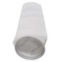 2 Pack #2 Size 5 Micron Liquid Filter Bags, Polyester Felt with Polypropylene Ring, 7-1/16" x 32", 4.4 Sq Ft Surface Area, Max 300°F for Liquid Filtration