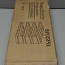 Stackable Water Bottle Organizer, Large Compartment Water Bottle Holder, 4 Tier Clear Water Bottle Organizer for Cabinet, Bottle Rack for Kitchen Organization and Storage - Hold 16 Bottles