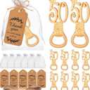 50Pcs 50th Birthday Bottle Opener Set, 50th Golden Bottle Openers Birthday Personalized Party Favors 50th Wedding Anniversaries Souvenirs Favors for Guests Gifts Decorations50th
