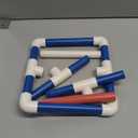 Bird Perch, Parrot Stand Perch Rack Bird Play Training Stands Parrots Shower Perches for Macaw Cockatoo African Grey Budgies Parakeet (PVC 2)