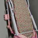 Corolle Mon Grand Poupon Doll Stroller  Adjustable Folding Carriage for 14, 17 & 20 Baby Dolls  Sturdy Pink Frame & Canopy, Toy Pram for Nurturing Pretend Play