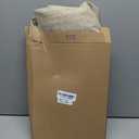 MIULEE 100% Blackout Linen Textured Curtains for Bedroom Solid Thermal Insulated Copper Brown Grommet Room Darkening Curtains & Drapes Luxury Decor for Living Room Nursery 52 x 45 Inch (2 Panels)