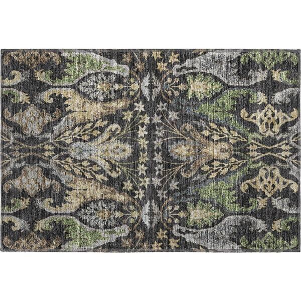  Floral Transitional Rectangle Outdoor Rug 8 X 12
