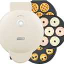 DASH MultiMaker Treat Maker System, Mini Donuts, Waffle Bites, Mini Cupcakes - Cream