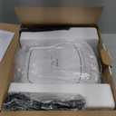 Portable Stereo CD Player Boombox, FM Radio with Bluetooth, Remote Control,CD Players for Home with Headphone/Mic Jack, LED Light Support CD-R/RW/MP3, USB, AC/Battery Operated, White