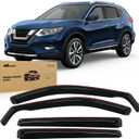 Nilight in Channel Rain Guards for Nissan Rogue S SV SL(Not fit Sport Model) 2014-2020 Original Window Deflectors, Vent Window Visors-4PCS