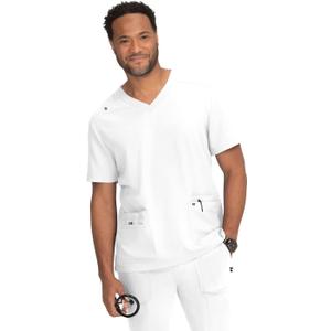KOI Next Gen Free to Be Men's 4-Pocket Scrub Top L