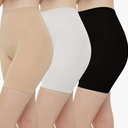 INNERSY Women's Slip Shorts for Under Dresses High Waisted Summer Shorts 3-Pack, Size L