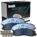 Bendix Fleet Metlok MKD1680FM Semi-Metallic Front Brake Pads for Ford F-250 Super Duty 2022-2013, F-250 Super Duty 2024, F-350 2016-2013, F-350 Super Duty 2022-2013, F-450 Super Duty 2015-2013