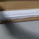 Cordless Vinyl Mini L Blinds 24" W x 48" H, 1" Slat White Horizontal Windows L Blind for Door, Shades, Camper, Light Filtering, Interiors, Arrive 1/2 Inch Narrower Indoor