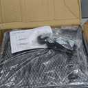 Kitchen Island with 3 Shelves, Kitchen Shelf with Large Workstation, Bakers Rack, Workbench, Metal Frame, Black