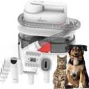 FurCare Pro 3-in-1 Grooming Kit with Vacuum Suction (99%) - Pet Dryer, Professional Clippers & Efficient Grooming Tools, 4L Dust Cup, Low Noise, Ideal for Dogs, Cats, and More