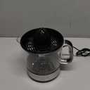 Elite Gourmet ETS623 BPA-Free 40-Watt Electric Citrus Juicer, Compact, Large Volume, Pulp Control, Oranges, Lemons, Limes, Grapefruits with Easy Pour Spout, 24oz, Black/Stainless Steel