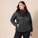 Amazon Essentials Women's Lightweight Long-Sleeve Water-Resistant Packable Puffer Jacket, Black, X-Large