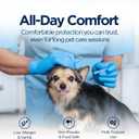 3 x Nitrile Exam Gloves, Disposable Gloves Latex Free for Medical Care, First Aid, Cleaning, Food Prep,100 Count, Blue (Blue, XL)