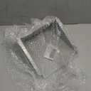 8" x 8" White Galvanized Steel Vent Cover with Mesh Screen, Duct Exhaust/Inlet Rain Deflector Air Outlet Grille Protection Roof Exhaust Hood Vent Cap for Indoor Outdoor Wall Roof Rain Snow