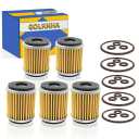 Oil Filter Kit Compatible with Yamaha YFZ450 YFZ450R YFZ450RSE OEM# 5D3-13440-09-00 93210-47675-00 93210-07135-00 5D3-13440-02-00 (Pack of 5)