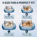 Medium Dog Bed, Orthopedic Bolster Sofa with Soft Plush Cushion, Machine Washable Non-Slip Bottom for Joint Pain Relief, 30"x24"x13" All Season Comfort for Dogs Up to 33 lbs