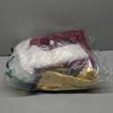 Semana Christmas Green Costume for Men 8 Pcs Furry Adult Santa Claus Costume Santa Suit (X-Large)