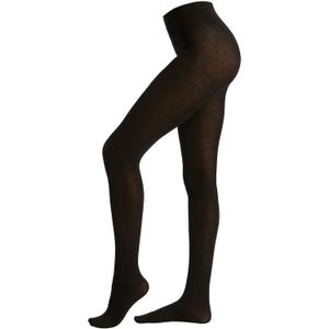 CALZEDONIA Woman's Cashmere and Modal Tights (Medium, Black - Black)