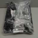 SPACEKEEPER Folding Hand Truck, 500 LB Heavy Duty Luggage Cart, Utility Dolly Platform Cart with 6 Wheels & 2 Elastic Ropes for Luggage, Travel, Moving, Shopping, Office Use, Black