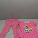 Disney Girls' 2-piece Snug-fit Cotton Holiday Matching Pajama Set, Soft & Cute for Kids (10, Go Super Kitties)