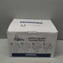 Hard Hats with Visor and Build in Headlight Ear Muffs Lightweight Vented Safety Helmet Headlamp for Construction Industrial Outdoor Work ANSI Z89.1 Approved (Black+CSV+B07+SHL01)