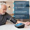 Blood Pressure Monitor for Upper Arm, Automatic Blood Pressure Cuff for Home Use, Blood Pressure Machine with Backlit Display, Irregular Heartbeat Detection, 260 Memory, Storage Bag